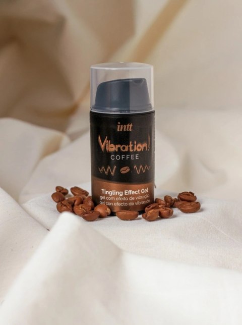 INTT - Żel Wibracyjny Z Efektem Mrowienia Kawowy 15 ml Intt INTT - Żel Wibracyjny Z Efektem Mrowienia Kawowy 15 ml Intt