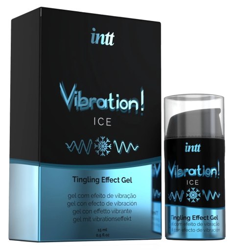 INTT - Żel Wibracyjny Z Efektem Mrowienia Lodowy 15 ml Intt INTT - Żel Wibracyjny Z Efektem Mrowienia Lodowy 15 ml Intt