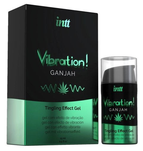 INTT - Żel Wibracyjny Z Efektem Mrowienia Nasiona Konopii 15 ml Intt INTT - Żel Wibracyjny Z Efektem Mrowienia Nasiona Konopii 15 ml Intt