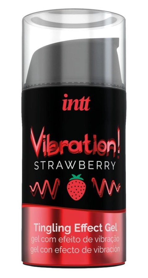 INTT - Żel Wibracyjny Z Efektem Mrowienia Truskawka 15 ml Intt INTT - Żel Wibracyjny Z Efektem Mrowienia Truskawka 15 ml Intt