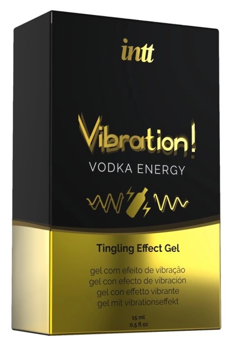INTT - Żel Wibracyjny Z Efektem Mrowienia Vodka Energetyk 15 ml Intt