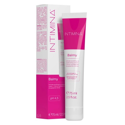 Intimina - Krem Do Okolic Intymnych Łagodząco-Nawilżający Balmy 75 ml Intimina Intimina - Krem Do Okolic Intymnych Łagodząco-Nawilżający Balmy 75 ml Intimina