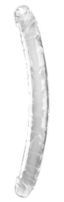 KKC - Podwójne Przezroczyste Dildo 18in. Double Dildo Clear 46 CM King Cock Clear