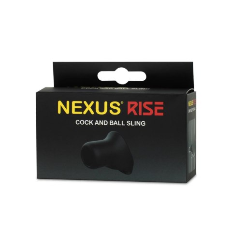 Nexus - Silikonowy Pierścień Uchwyt Na Penisa I Jądra Rise Czarny Nexus Nexus - Silikonowy Pierścień Uchwyt Na Penisa I Jądra Rise Czarny Nexus
