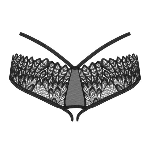 Obsessive - Majtki Donarella bez krocza czarne XL/2XL Obsessive Obsessive - Majtki Donarella bez krocza czarne XL/2XL Obsessive