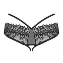 Obsessive - Majtki Donarella bez krocza czarne M/L Obsessive