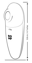 ROMP - Elegancki Wibrator Z Pulsującymi Wibracjami Powietrza Switch X ROMP