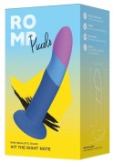 ROMP - Eleganckie Faliste Dildo Dwukolorowe Piccolo ROMP