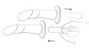 ROMP - Zestaw Dildo Dwukolorowe Z Uprzężą Strap-On Piccolo Pegging Kit ROMP