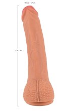 Realistixxx - Naturalne Dildo Z Żyłami Żołędziem I Jądrami 24.7cm Realistixxx