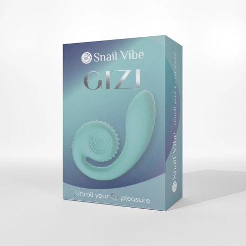 Snail Vibe - Wibrator Spiralny Do Stymulacji Łechtaczki Gizi Turkusowy Snail Vibe Snail Vibe - Wibrator Spiralny Do Stymulacji Łechtaczki Gizi Turkusowy Snail Vibe