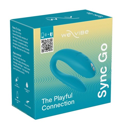 We-Vibe - Wibrator Dla Par Zdalnie Sterowany Sync Go Turquoise We Vibe