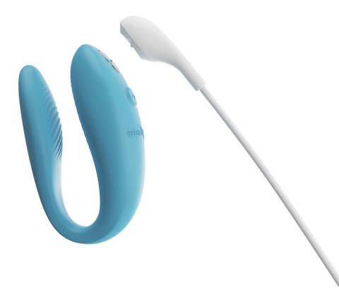 We-Vibe - Wibrator Dla Par Zdalnie Sterowany Sync Go Turquoise We Vibe We-Vibe - Wibrator Dla Par Zdalnie Sterowany Sync Go Turquoise We Vibe