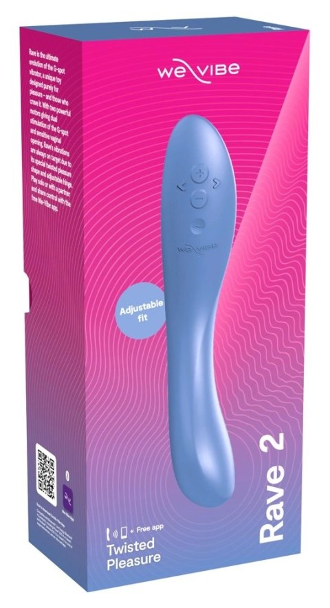 We-Vibe - Wibrator Punktu-G Z Aplikacją Rave 2 by We-Vibe Muted Blue We Vibe We-Vibe - Wibrator Punktu-G Z Aplikacją Rave 2 by We-Vibe Muted Blue We Vibe