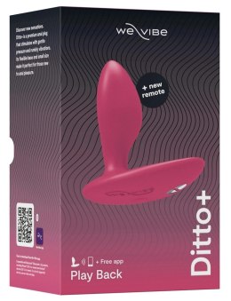 We-Vibe - Wibrujący Korek Analny Ditto+ Cosmic Pink We Vibe