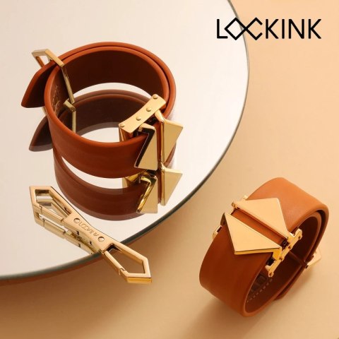 LOCKINK - Zestaw skórzanych kajdanek Lockink LOCKINK - Zestaw skórzanych kajdanek Lockink