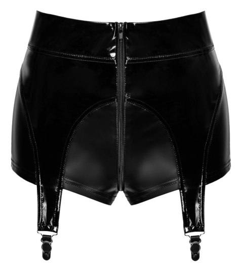 Noir - Seksowne Matowe Majtki Z Szelkami Do Pończoch Czarne XL Noir Noir - Seksowne Matowe Majtki Z Szelkami Do Pończoch Czarne XL Noir