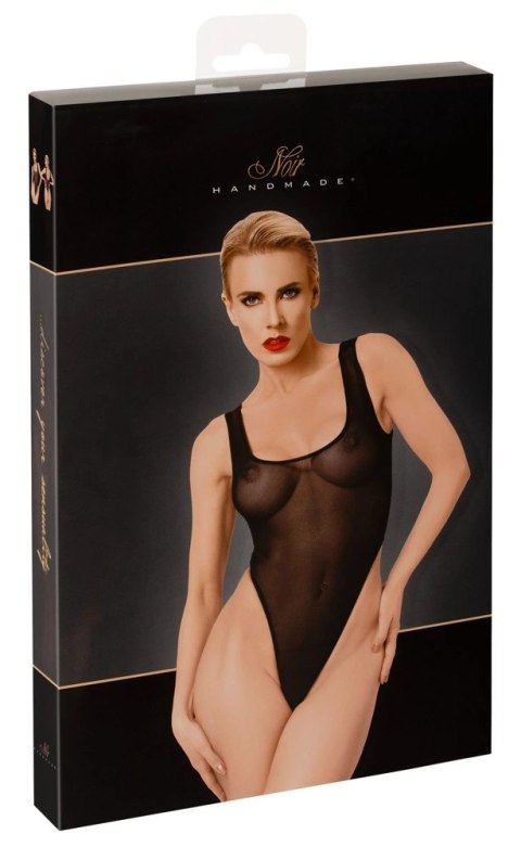 Noir - Seksowne Półprzezroczyste Body Czarne XL Noir Noir - Seksowne Półprzezroczyste Body Czarne XL Noir