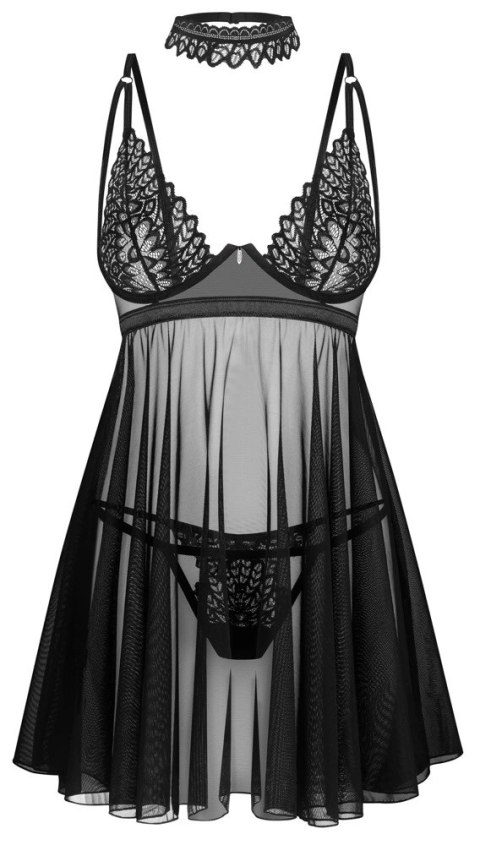 Obsessive - Seksowna Babydoll Ze Stringami I Chokerem Donarella XS/S Obsessive Obsessive - Seksowna Babydoll Ze Stringami I Chokerem Donarella XS/S Obsessive
