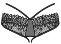 Obsessive - Seksowne Figi Bez Krocza Donarella Czarne M/L Obsessive