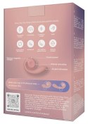 Snail Vibe - Wibrator Ślimak Zakrzywiony Ze Stymulacją Łechtaczki Gizi Brzoskwiniowy Snail Vibe