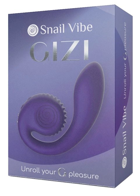 Snail Vibe - Wibrator Ślimak Zakrzywiony Ze Stymulacją Łechtaczki Gizi Fioletowy Snail Vibe Snail Vibe - Wibrator Ślimak Zakrzywiony Ze Stymulacją Łechtaczki Gizi Fioletowy Snail Vibe
