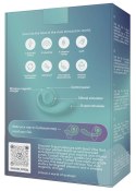 Snail Vibe - Wibrator Ślimak Zakrzywiony Ze Stymulacją Łechtaczki Gizi Turkusowy Snail Vibe