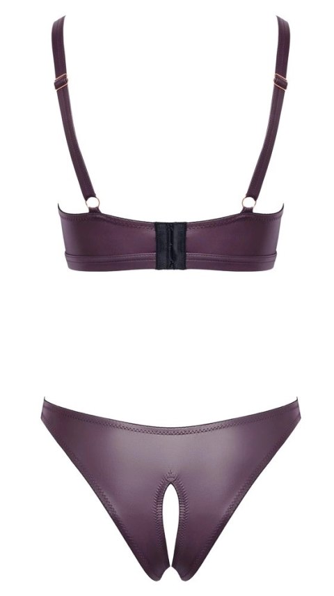 Cottelli LINGERIE - Seksowny Miękki Biustonosz I Otwarte Majteczki Fioletowe M Cottelli LINGERIE Cottelli LINGERIE - Seksowny Miękki Biustonosz I Otwarte Majteczki Fioletowe M Cottelli LINGERIE