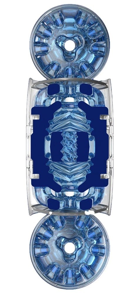 Fleshlight - Ręczny Masturbator Kieszonkowy Quickshot Turbo Blue Ice Fleshlight Fleshlight - Ręczny Masturbator Kieszonkowy Quickshot Turbo Blue Ice Fleshlight