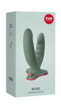 Fun Factory - Elastyczne Podwójne Dildo Ryde Wild Olive Zielone Fun Factory