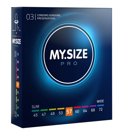 MY.SIZE PRO - Prezerwatywy 57 mm 3 Sztuk My.Size Pro MY.SIZE PRO - Prezerwatywy 57 mm 3 Sztuk My.Size Pro
