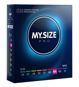 MY.SIZE PRO - Prezerwatywy 64 mm 3 Sztuk My.Size Pro