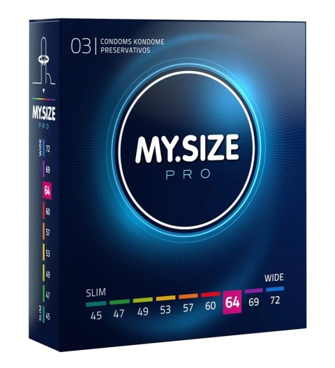 MY.SIZE PRO - Prezerwatywy 64 mm 3 Sztuk My.Size Pro MY.SIZE PRO - Prezerwatywy 64 mm 3 Sztuk My.Size Pro