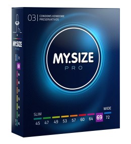 MY.SIZE PRO - Prezerwatywy 69 mm 3 Sztuk My.Size Pro