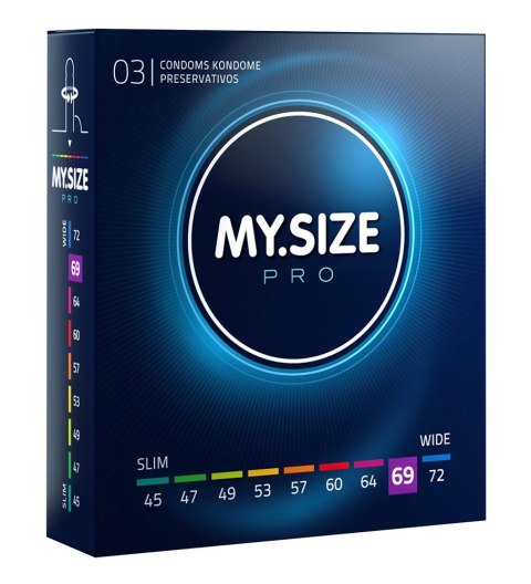 MY.SIZE PRO - Prezerwatywy 69 mm 3 Sztuk My.Size Pro MY.SIZE PRO - Prezerwatywy 69 mm 3 Sztuk My.Size Pro
