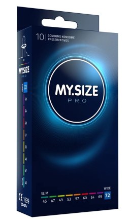 MY.SIZE PRO - Prezerwatywy 72 mm 10 Sztuk My.Size Pro