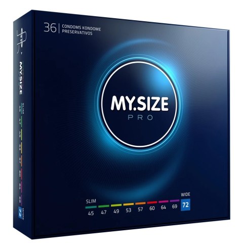 MY.SIZE PRO - Prezerwatywy 72 mm 36 Sztuk My.Size Pro MY.SIZE PRO - Prezerwatywy 72 mm 36 Sztuk My.Size Pro