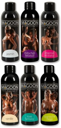 Magoon - Zestaw Olejków Zapachowych Do Masażu Erotycznego 100 ml x 6 szt Magoon