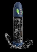 Pump Worx - Przezroczysta Pompka Do Penisa Wyświetlacz LED Max Pro Flow Blue Pump Worx