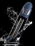 Pump Worx - Przezroczysta Pompka Do Penisa Wyświetlacz LED Max Pro Flow Blue Pump Worx