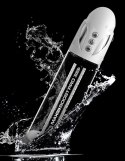 Pump Worx - Przezroczysta Pompka Do Penisa Wyświetlacz LED Max Pro Flow White Pump Worx
