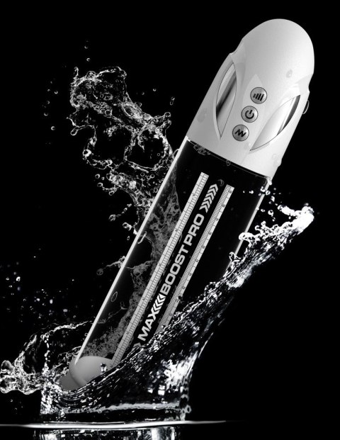 Pump Worx - Przezroczysta Pompka Do Penisa Wyświetlacz LED Max Pro Flow White Pump Worx Pump Worx - Przezroczysta Pompka Do Penisa Wyświetlacz LED Max Pro Flow White Pump Worx