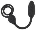 Rebel - Pierścień Erekcyjny Z Wtyczką Analną Wibrujący Cock&ball ring with a RC Rebel