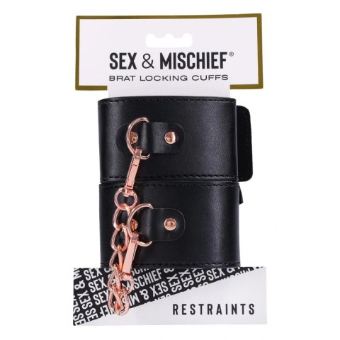 Sportsheets - Sex & Mischief Brat Kajdanki Czarne Sportsheets Sportsheets - Sex & Mischief Brat Kajdanki Czarne Sportsheets