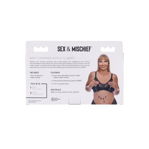 Sportsheets - Sex & Mischief Zaciski na sutki Sportsheets Sportsheets - Sex & Mischief Zaciski na sutki Sportsheets