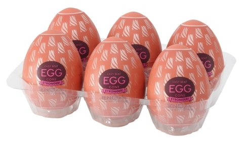 Tenga - 6 Jednorazowych Masturbatorów Egg Cone HB 6pcs TENGA