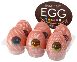 Tenga - 6 Jednorazowych Masturbatorów Egg HB Package II 6pcs TENGA