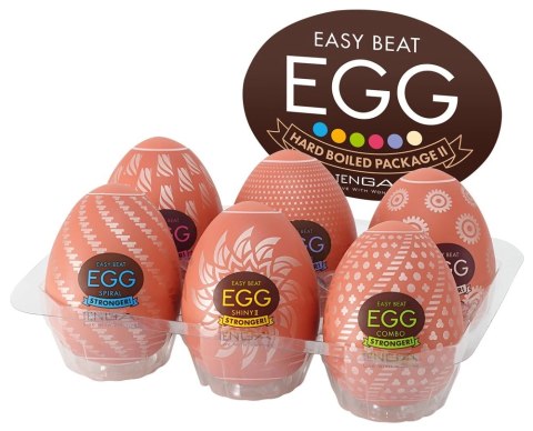 Tenga - 6 Jednorazowych Masturbatorów Egg HB Package II 6pcs TENGA