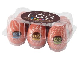 Tenga - 6 Jednorazowych Masturbatorów Egg HB Package II 6pcs TENGA