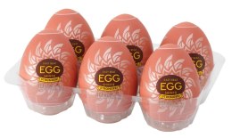 Tenga - 6 Jednorazowych Masturbatorów Egg Shiny II 6pc HB TENGA